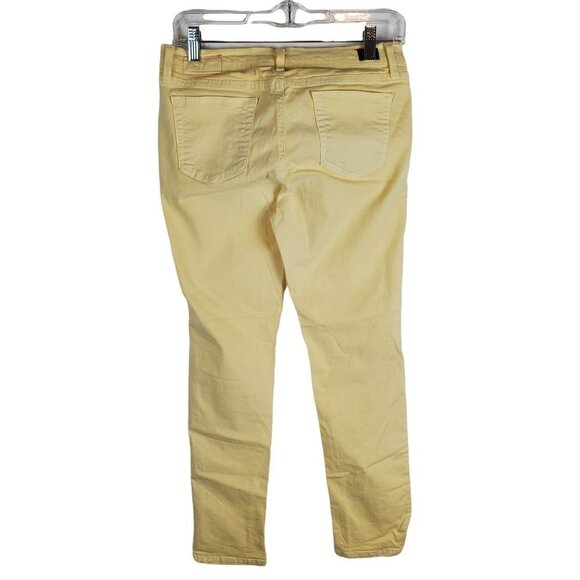 Angry Rabbit 29 Yellow Jeans Skinny Ankle Stretch Denim - Picture 2 of 10